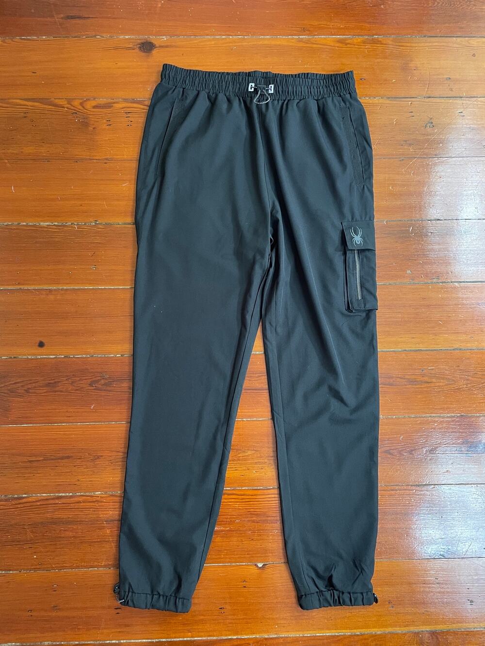 Spyder Active SPM727A Cargo Jogger Pants Black Stretch NWT Men's Medium